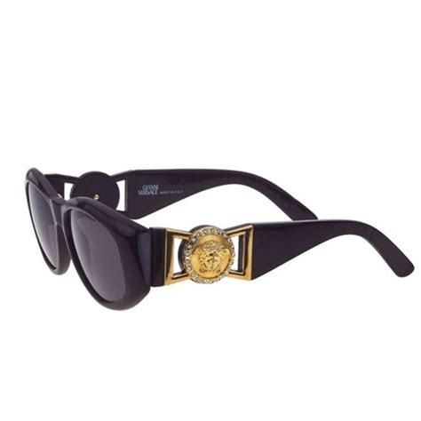 versus sunglasses by versace|black Versace sunglasses with rhinestones.